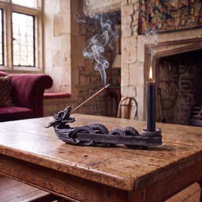 10'' H Resin Tabletop Candlestick