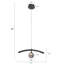Luminaire suspendu créatif en verre gris fumé CARRO Home
