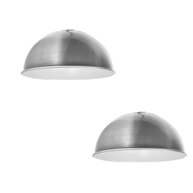 Aro 14cm H Metal Lamp Shade ( Uno ) in Satin Nikel