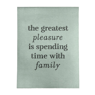 Quotes Chenille Indoor Rug
