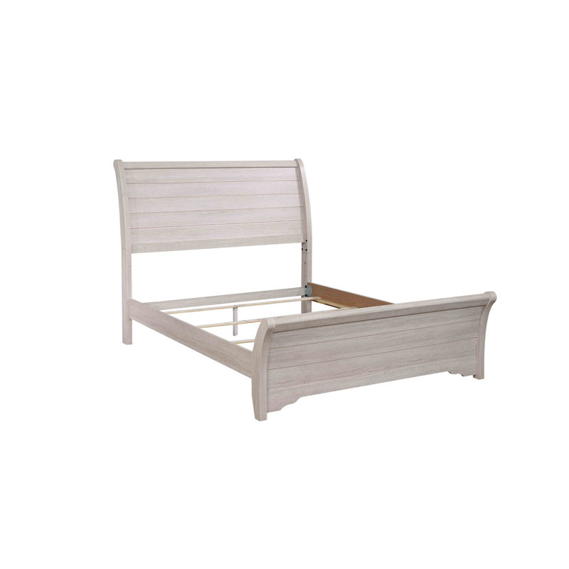Lit-bateau Coralee, Craie / gris