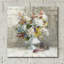 «Rustic Florals White» par Danhui Nai, art mural en verre acrylique-785791639