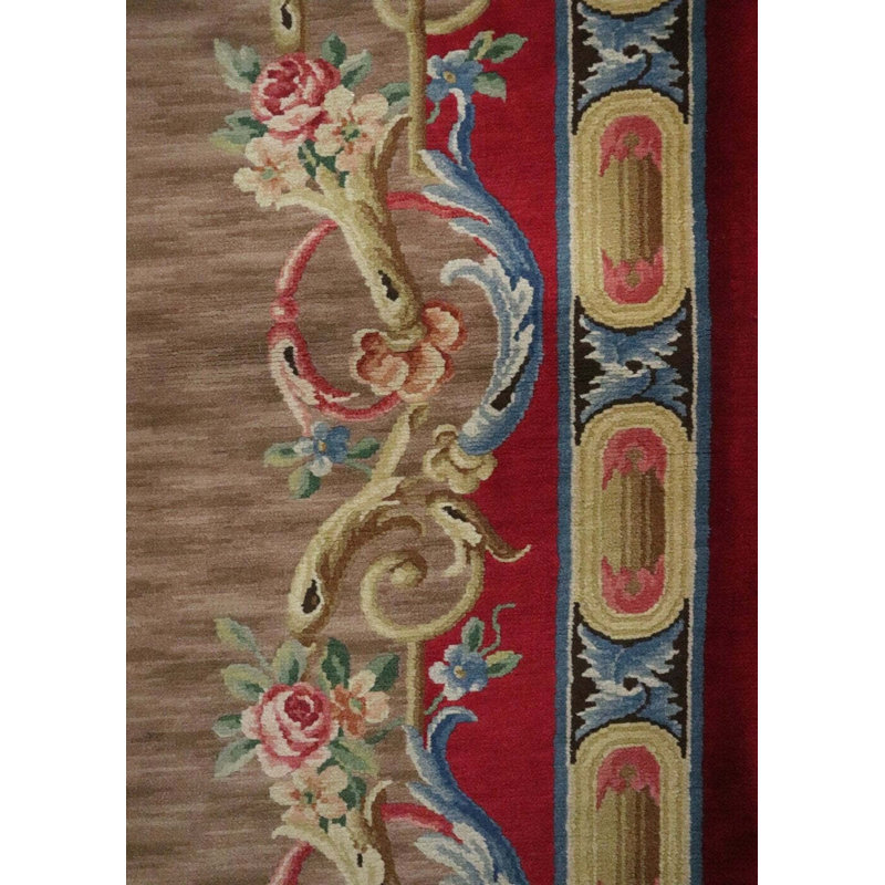 Savonnerie One-of-a-Kind 4'4" X 22'3" Area Rug