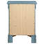 Table de chevet 3 tiroirs LouisPhillipe, bleu sarcelle-915205757