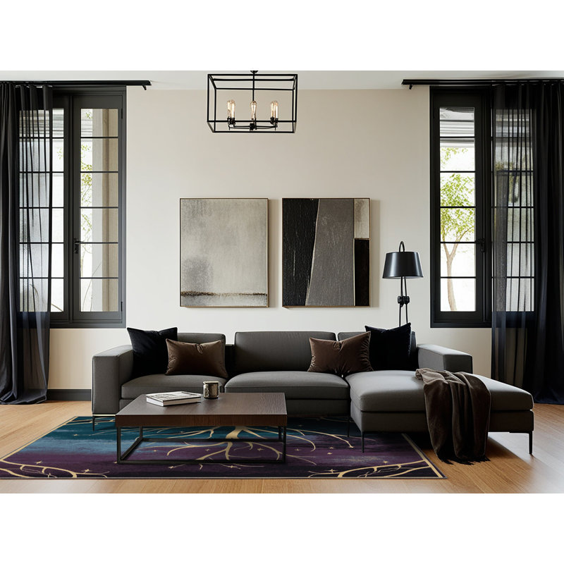 Nebula Thicket Rug, Rectangle 3' x 5'