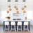 Modern 3-light Pendant With Glass Shade
