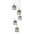 Quitman 5-Light Dimmable Cluster Pendant 