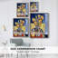 Papier mâché Arrangment III, reproduction encadrée - bois massif-1567682995
