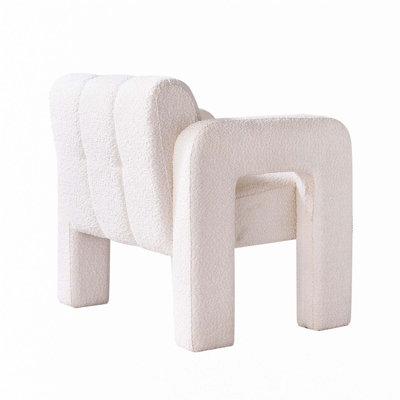 Boucle Upholstered Accent Chair
