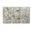 «Neutral Spring Birds», ensemble de 3 peintures sur toile tendue-1180574736