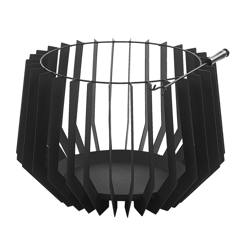 Alioth Round Steel Smokeless Fire Pit