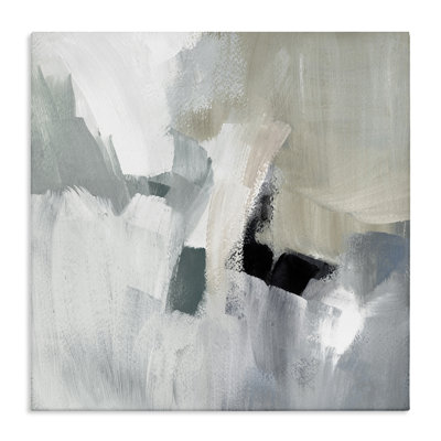 «Quiet In Grays», art mural sur toile par Lanie Loreth
