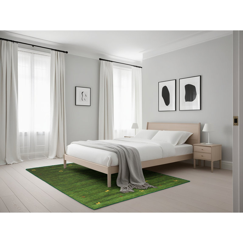Tapis vert contemporain Guanaja, Rectangle 5 pi x 7 pi