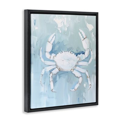 «White Coastal Crab» par Arlington Prints