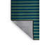 Tapis vert à rayures horizontales lavable à la machine-526865001