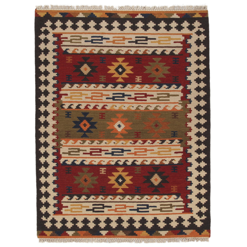 Sivas Southwestern Hand Woven Area Rug Set, Rectangle 160 x 230cm