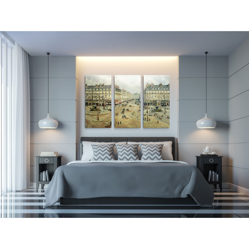 Impression sur toile, impression à multiples images, H 32 po x l 48 po x P 1,5 po