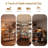 Industrial Style Wooden Bookcase With Fixed Shelves-1507338115-1507338114
