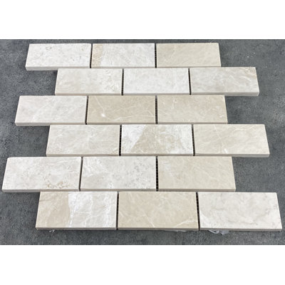2" x 4" Marble Mosaic Wall & Floor Tile