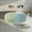 Baignoire autoportante à surface solide de 71 po Pensen, baignoire ovale en résine de trempage en pierre avec trop-plein et bonde escamotable, baignoire autoportante blanc mat, certifiée Cupc-122945906