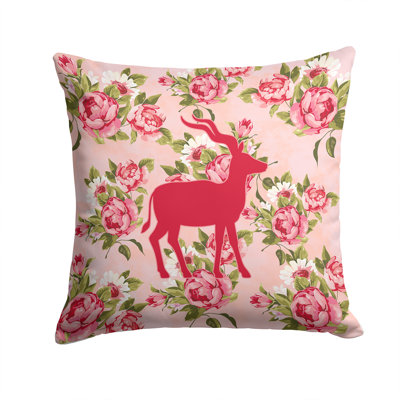 Floral Outdoor Throw Pillow