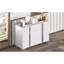 Commode 6 tiroirs avec armoire à miroir pour chambre à coucher-206652230
