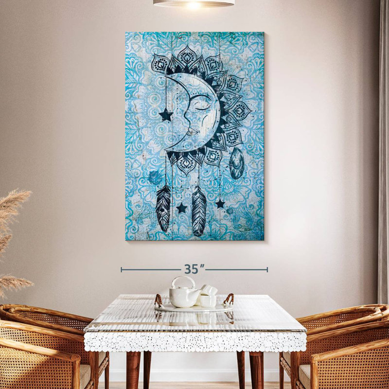 Mandala Kerner Boho, H 51 po x l 34 po