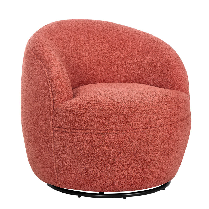 Chaise pivotante 360 en corail - Confort et design moderne avec zone, Corail