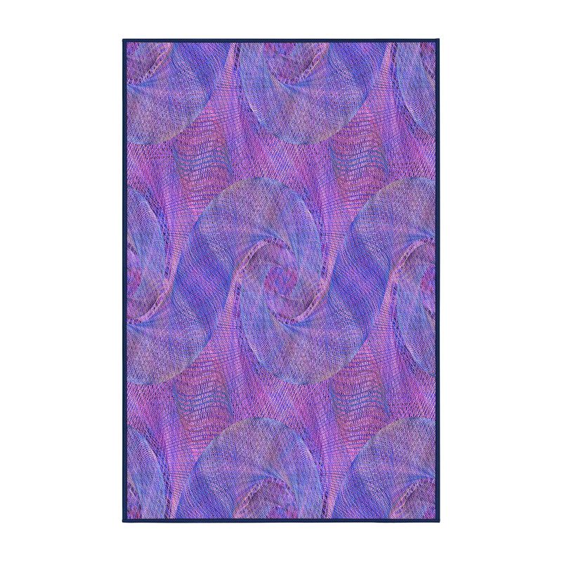 Tapis mauve abstrait, Rectangle 4 pi x 6 pi