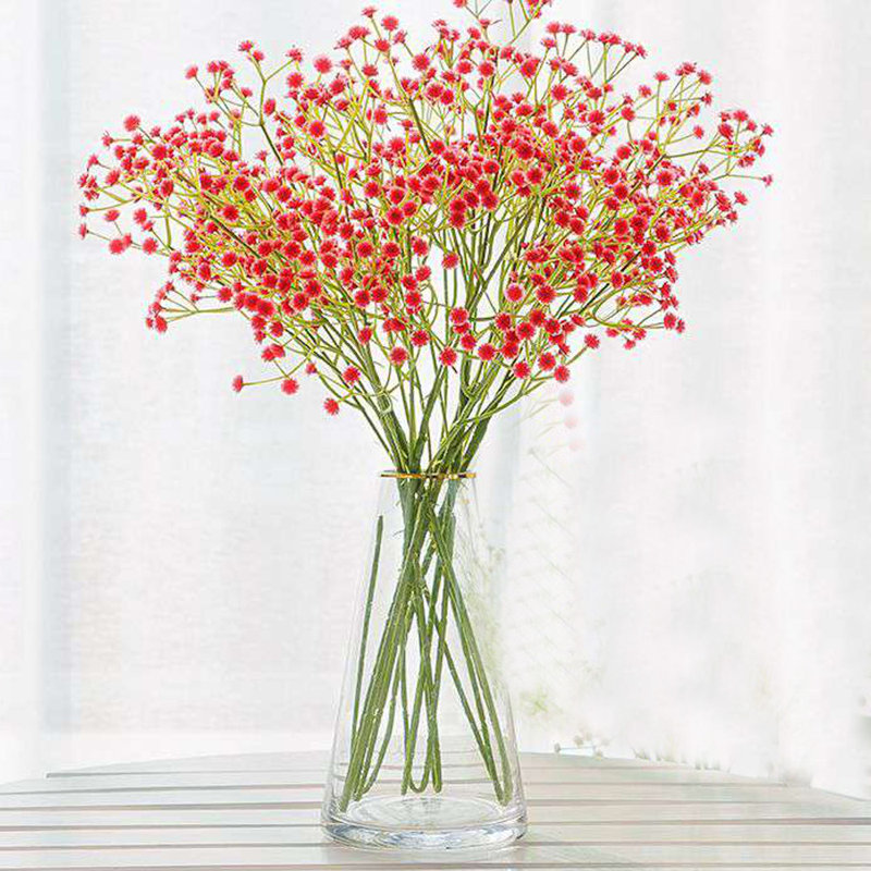 Arrangement floral Baby's Breath, Rouge, H 23,63 po x l 3,9 po x P 3,9 po