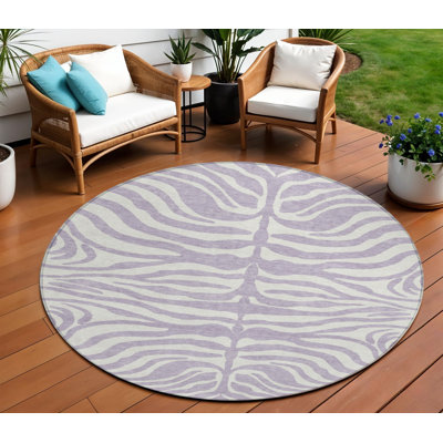 Tapis lavable et ivoire 8 po pour l'intérieur et l'extérieur