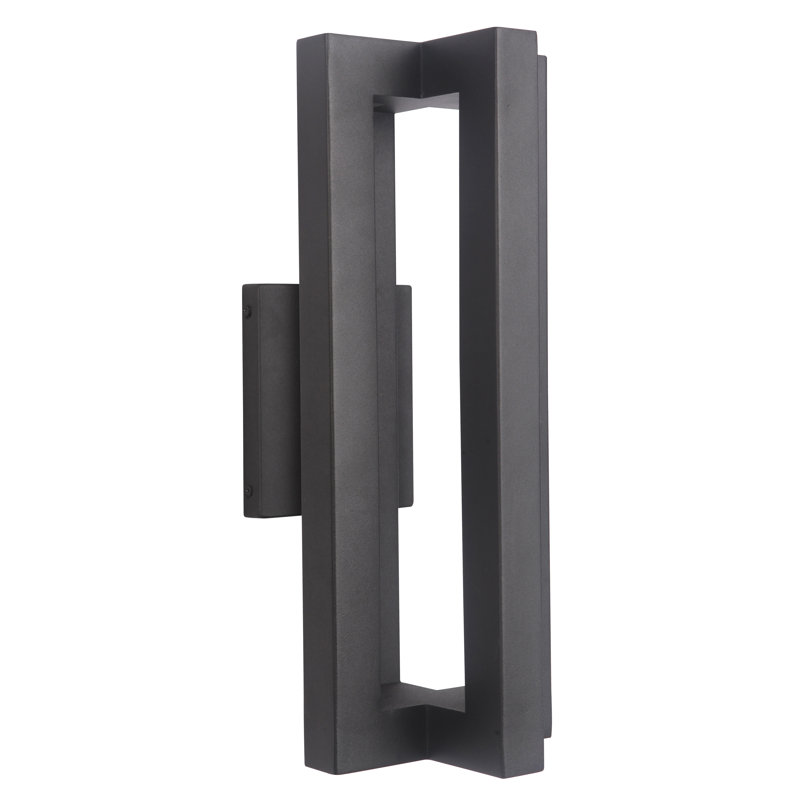 LED Wall Light, Matte Black