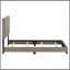 Lit double rembourré Efram Taupe-1418560391