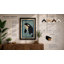 Orca Overhead Minimalist - Framed Print-193722241-193722246