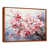 Toile avec cadre flottant brun