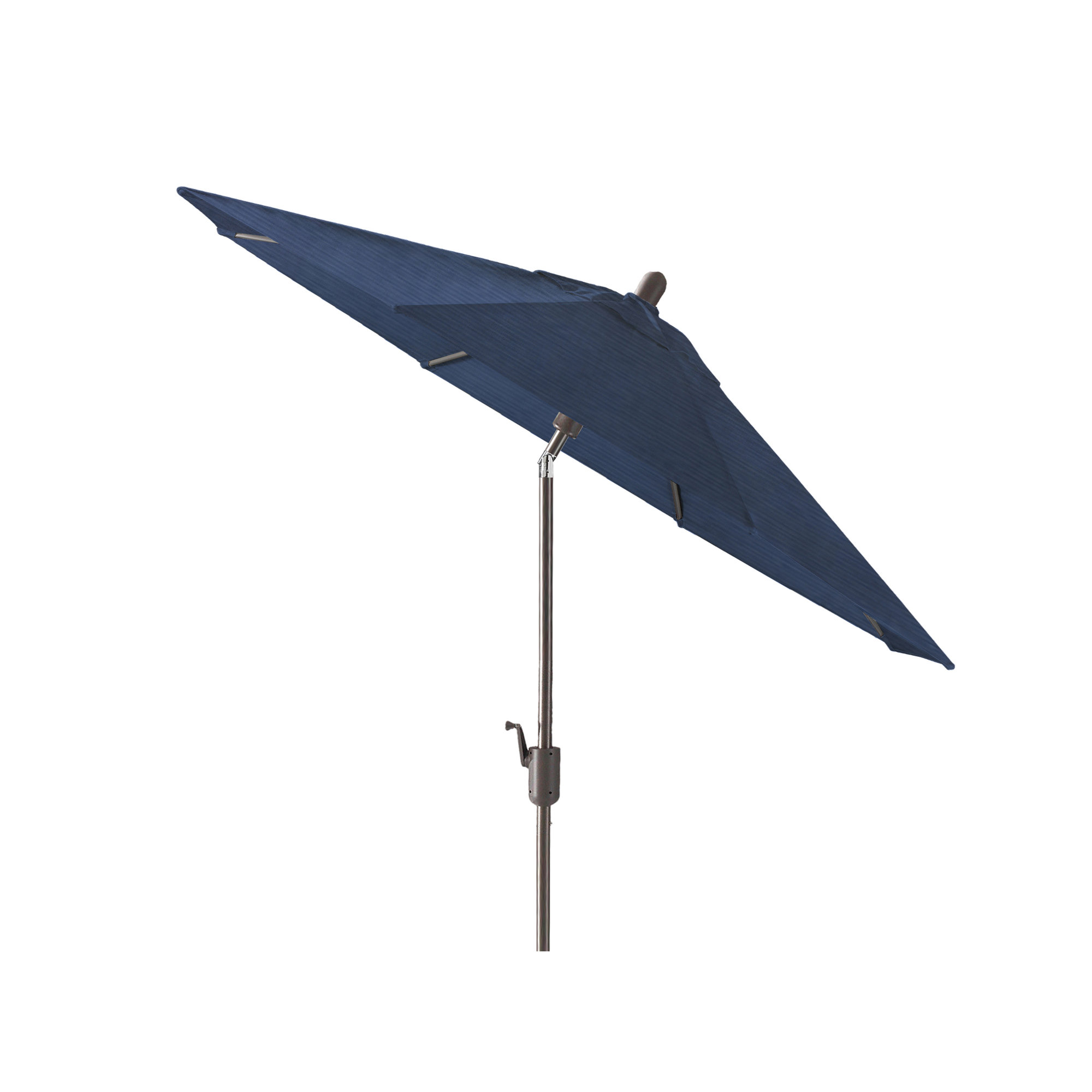 Natalie 104'' Outdoor Polyester Umbrella, Navy, Antique Bronze