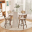 Ensemble de table de bar avec tabourets en polyuréthane-112246759-117223683