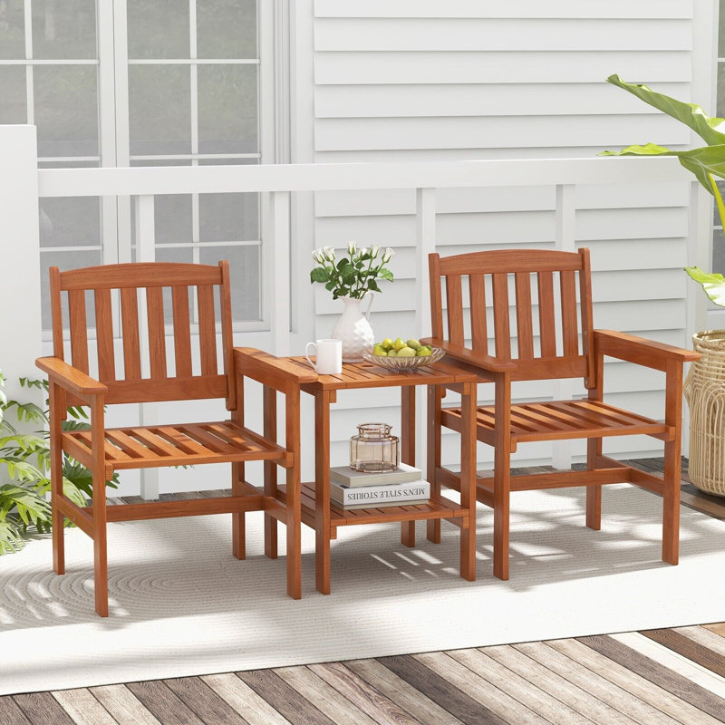 Wicker 2 - Person Garden Lounge Set