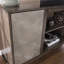 Lucely 149'' W Brown/Antique Silver Electric Fireplace