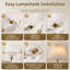 Lustre traditionnel 6 lumières avec abat-jour en tissu plissé-21512999