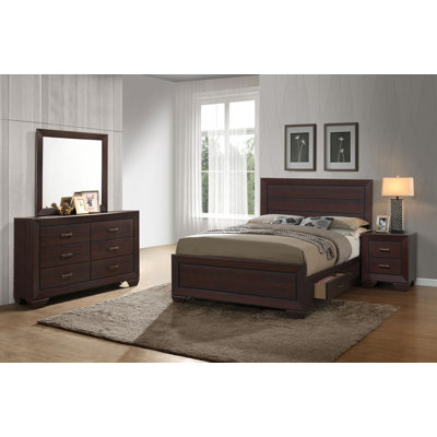 Groveson 4-piece Eastern King Bedroom Set Dark Cocoa