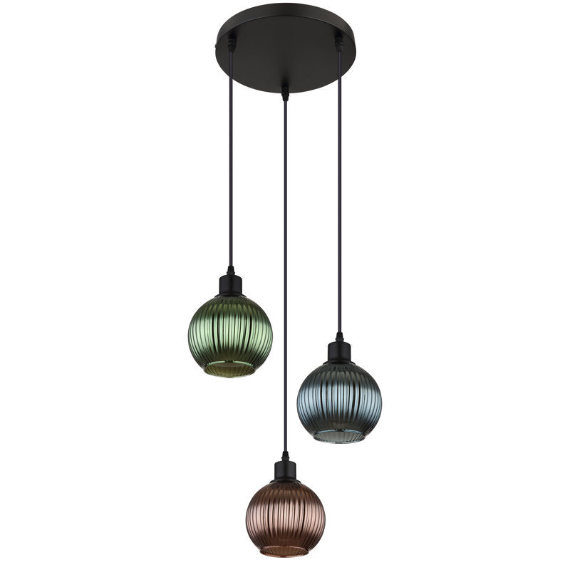 Meno 3 - Light Matte Black Pendant