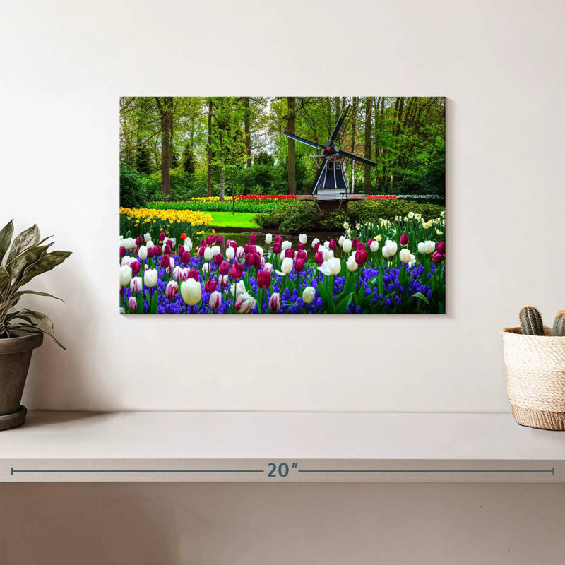 Lilie Stunning Dutch Windmill, 8" H x 12" W