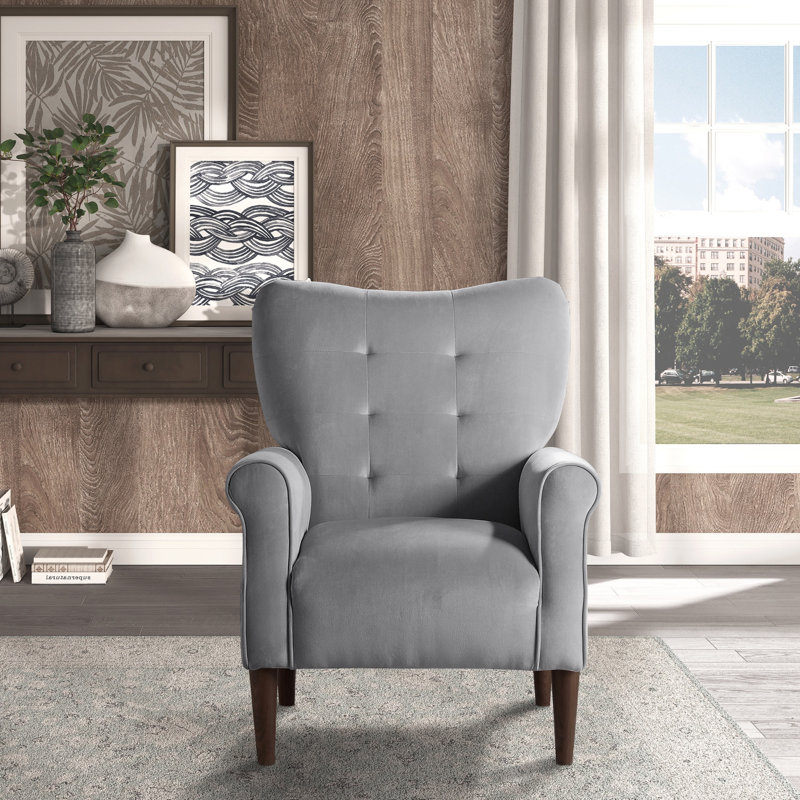 Fauteuil d'appoint Classic Velvet Grey
