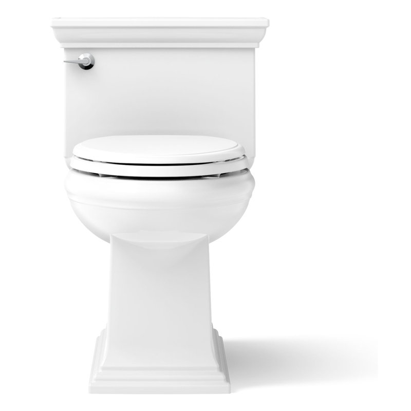 Memoirs Stately Comfort Height 1.28 gpf One-piece Compact Elongated Toilet, White
