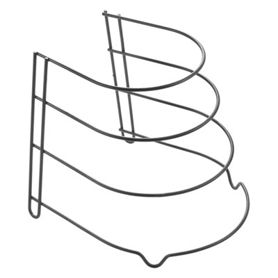 Metaltex Canyon Lava Fry Pan and Cookware Organizer Rack