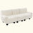 Modern 3-Seater Sofa 94.5" Sofa Couch Chenille Upholstered Sofa With Curved Armrests For Living Room, Apartment, Guest Room-2049670435