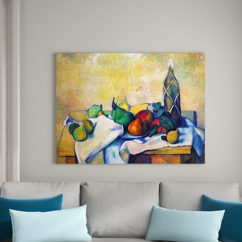 Paul Cezanne - Wrapped Canvas Painting, 60cm H x 80cm W x 1.8cm D