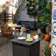 Table de foyer d'extérieur au propane en fer avec couvercle H 24,8 po x l 28 po Lyyna-1475933476