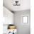 Kovac Glass Semi Flush Mount